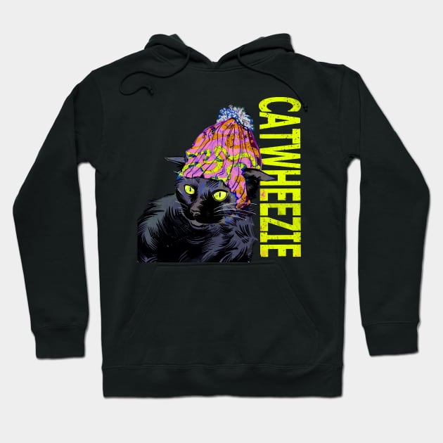 Catwheezie Graffiti Hoodie by Catwheezie